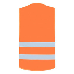 Gilet haute visibilité orange fluo