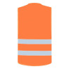Gilet haute visibilité orange fluo