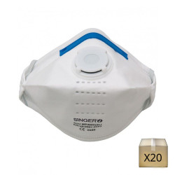 Demi-masque pliable avec valve FFP3 NR D