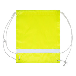 Sac à cordons jaune fluo