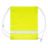 Sac à cordons jaune fluo