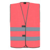 Gilet de travail rose fluo
