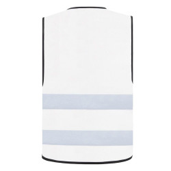 Gilet visibilité améliorée blanc
