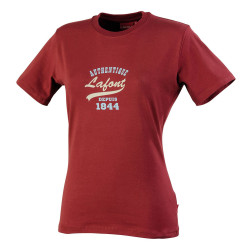 T-shirt professionnel stretch femme Stone by Lafont ALSEA bordeaux