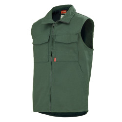 Gilet de travail vert