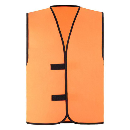 Gilet visibilité améliorée orange