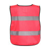 Poncho fluo à bandes réfléchissantes