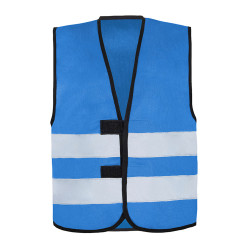 Gilet de visibilité enfant bleu