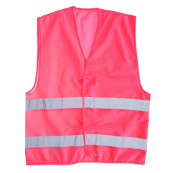 Gilet de sécurité rose