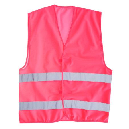 Gilet de sécurité rose