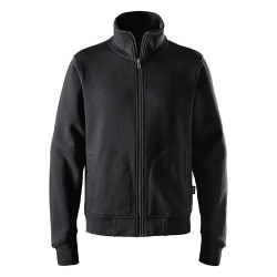 Sweat de travail zippé noir