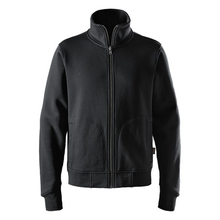 Sweat de travail zippé noir