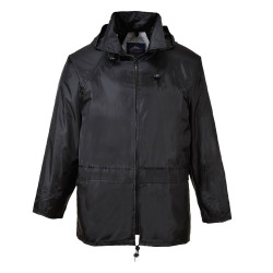 Veste anti-pluie btp noire