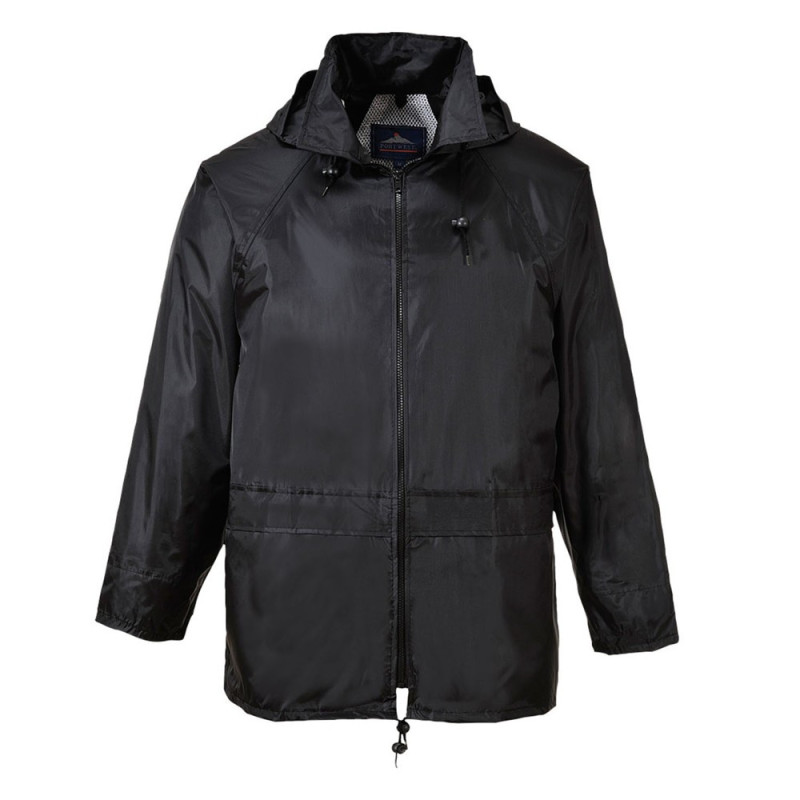 Veste anti-pluie btp noire