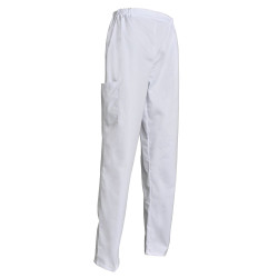 Pantalon médical femme blanc