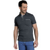 Polo travail gris homme