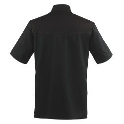 Veste cuisine noire Tencel