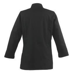 Veste cuisine noire manches longues