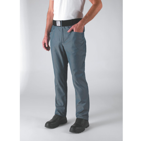 Pantalon cuisinier slim respirant