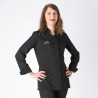 Veste cuisine noire femme