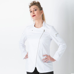 Veste cuisine femme blanche robur