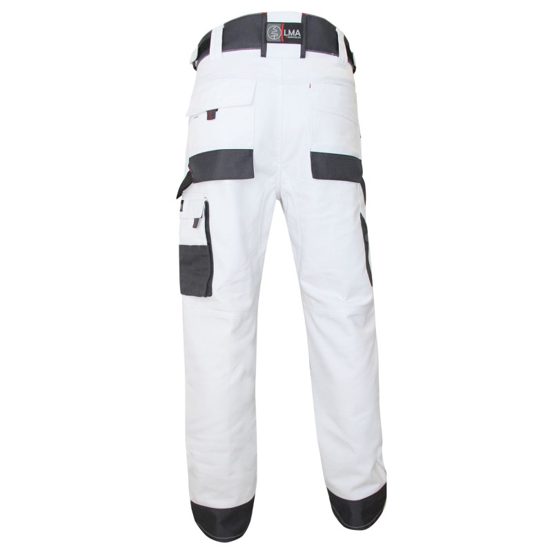 LMA 1084 CREPI Pantalon de Peintre Taille 52 Blanc/Gris 