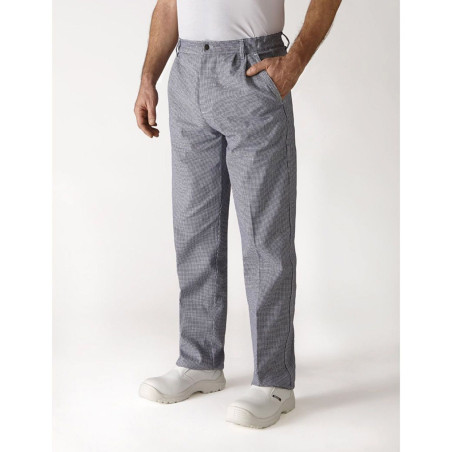 Vêtements de cuisine  Pantalon de cuisinier élastique noir PR553