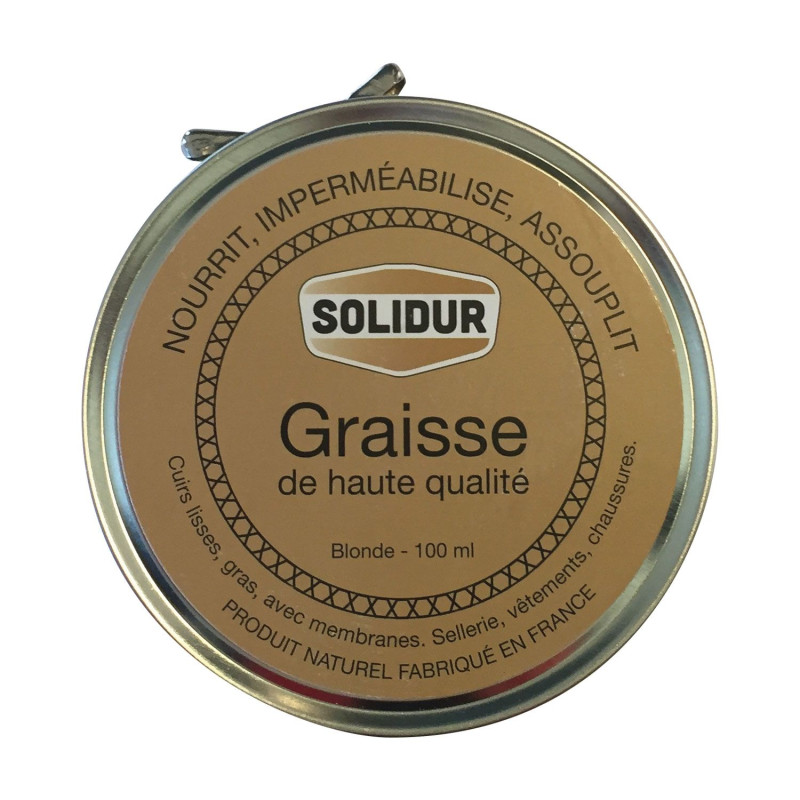 Graisse blonde pour cuir