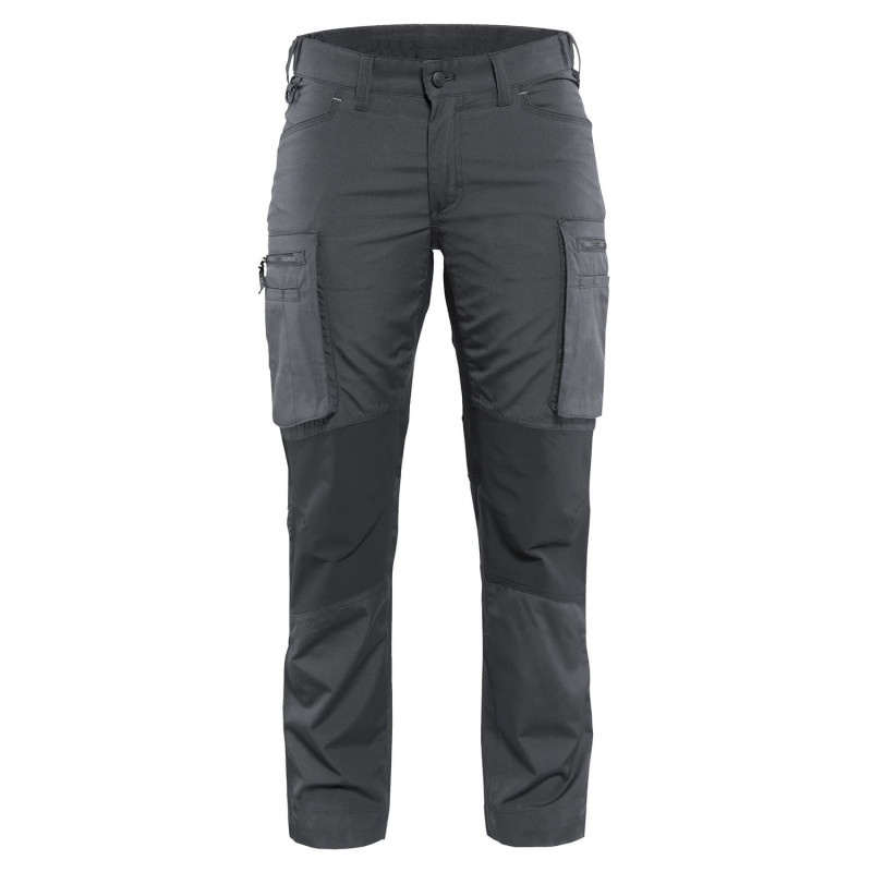 Pantalon travail femme gris