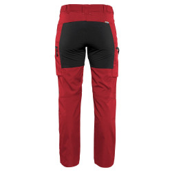 Pantalon travail femme rouge