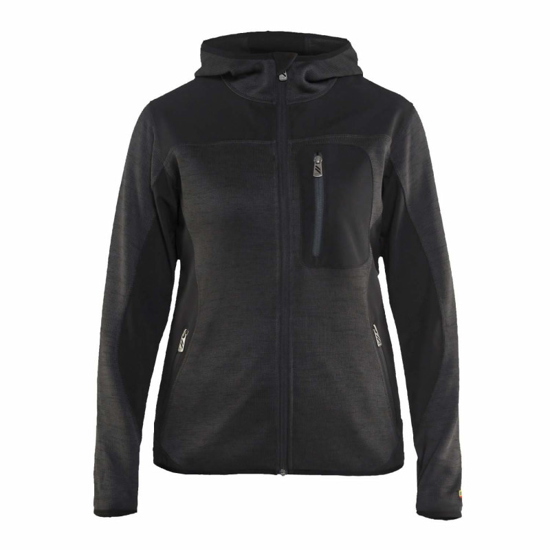 veste travail noire femme
