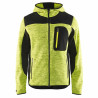 veste travail jaune fluo