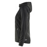 veste travail femme noir