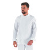 Veste cuisine blanche manches longues homme