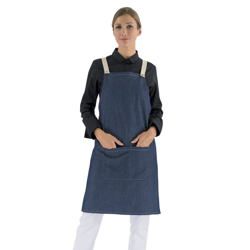 Tablier service femme en jean