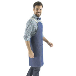 Tablier service homme en jean