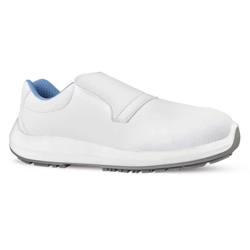 Chaussure de Cuisine Blanche Forme Mocassin Idéale Chaussure