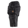 short travail multipoche