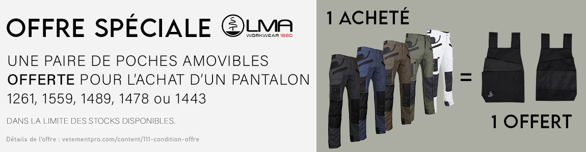 Pantalons LMA | Vêtements de Travail LMA