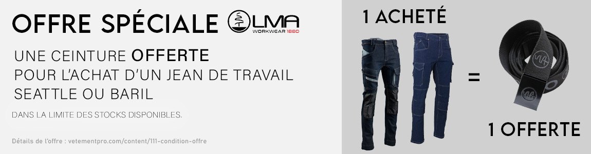 Pantalons LMA | Vêtements de Travail LMA