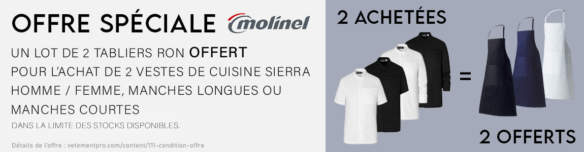 Molinel | Vêtements de travail professionnels