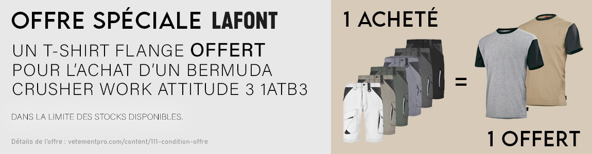 Vêtements de travail Lafont BTP / Industrie | Adolphe Lafont Workwear