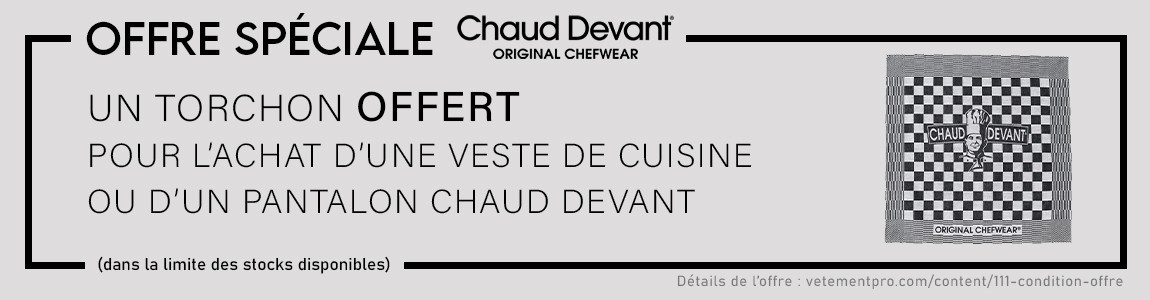 Vêtements Restauration / CHR / HORECA | Tenues professionnelles