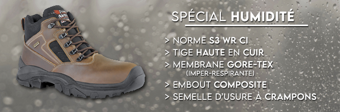 chaussure securite impermeable