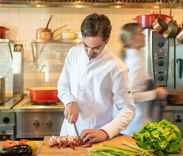 veste cuisine chaud devant