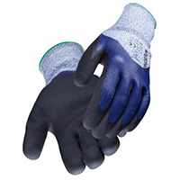 AMONENZ 1 Paire Gant Travail, Gant de Travail Homme, Latex Double Gant  Jardinage Homme, pour Variété de Travaux Intérieurs et Extérieurs (Bleu)